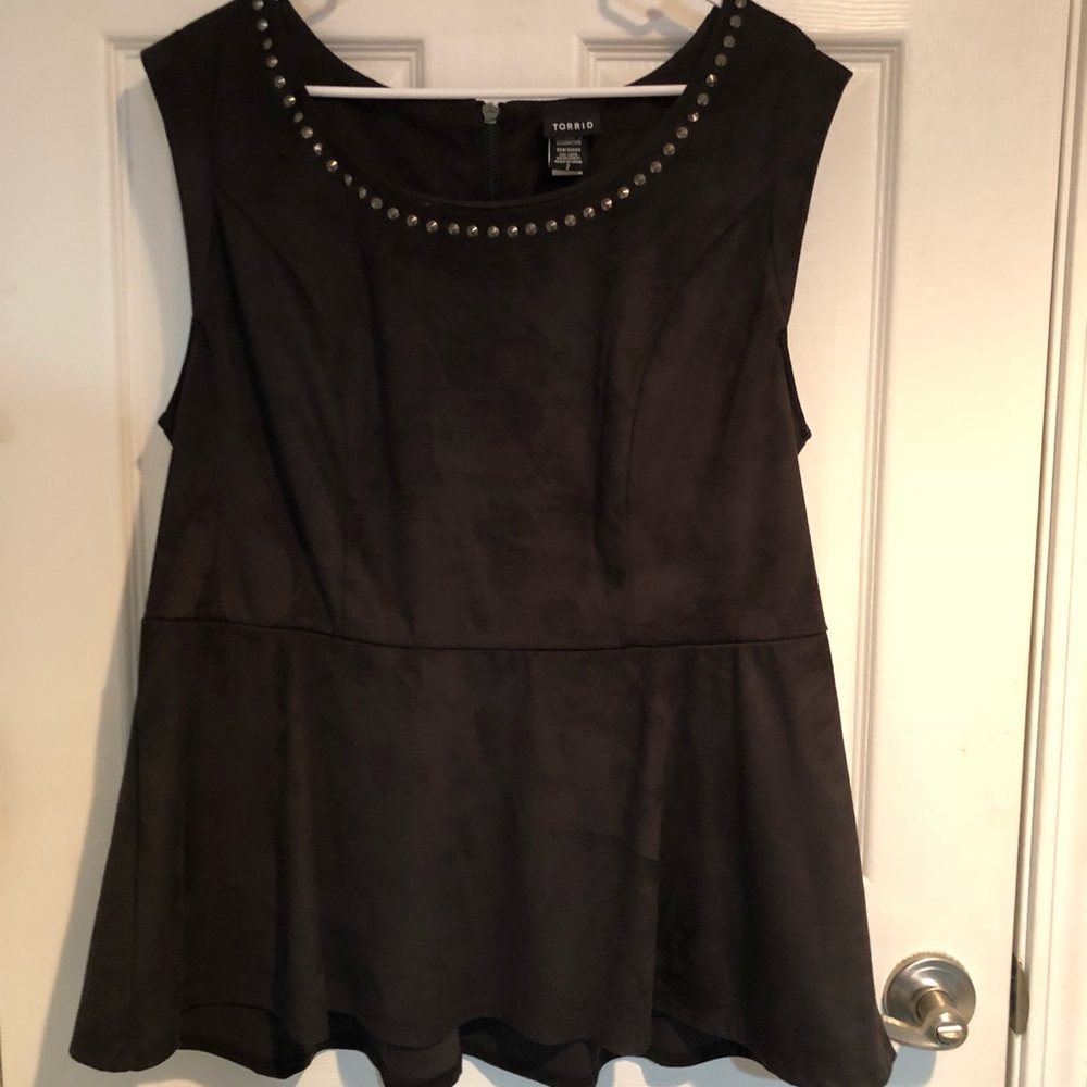 Torrid peplum top